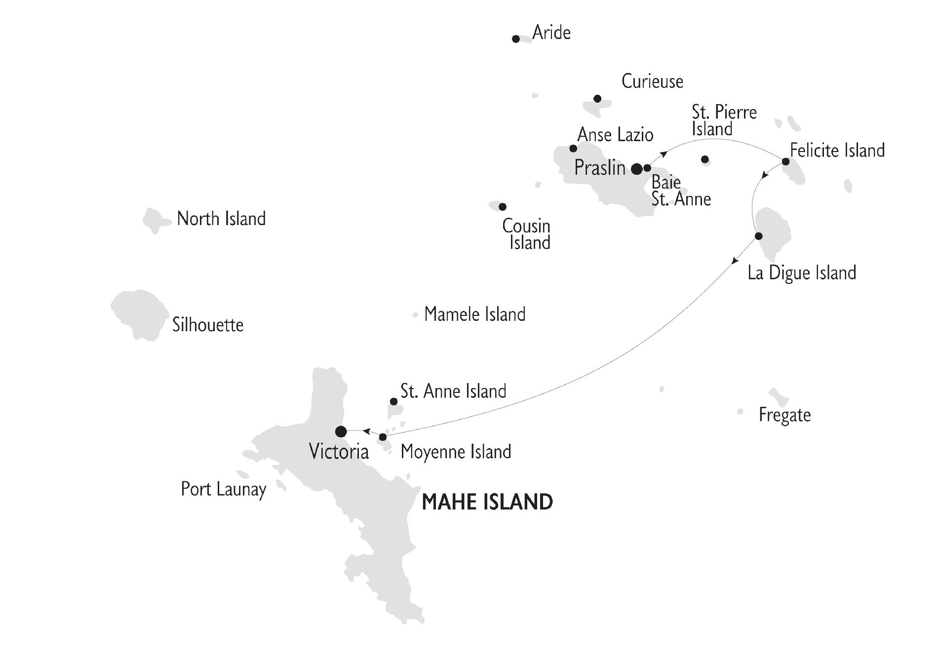 Crucero Seychelles Praslin - Mahé / 4 días - 3 noches