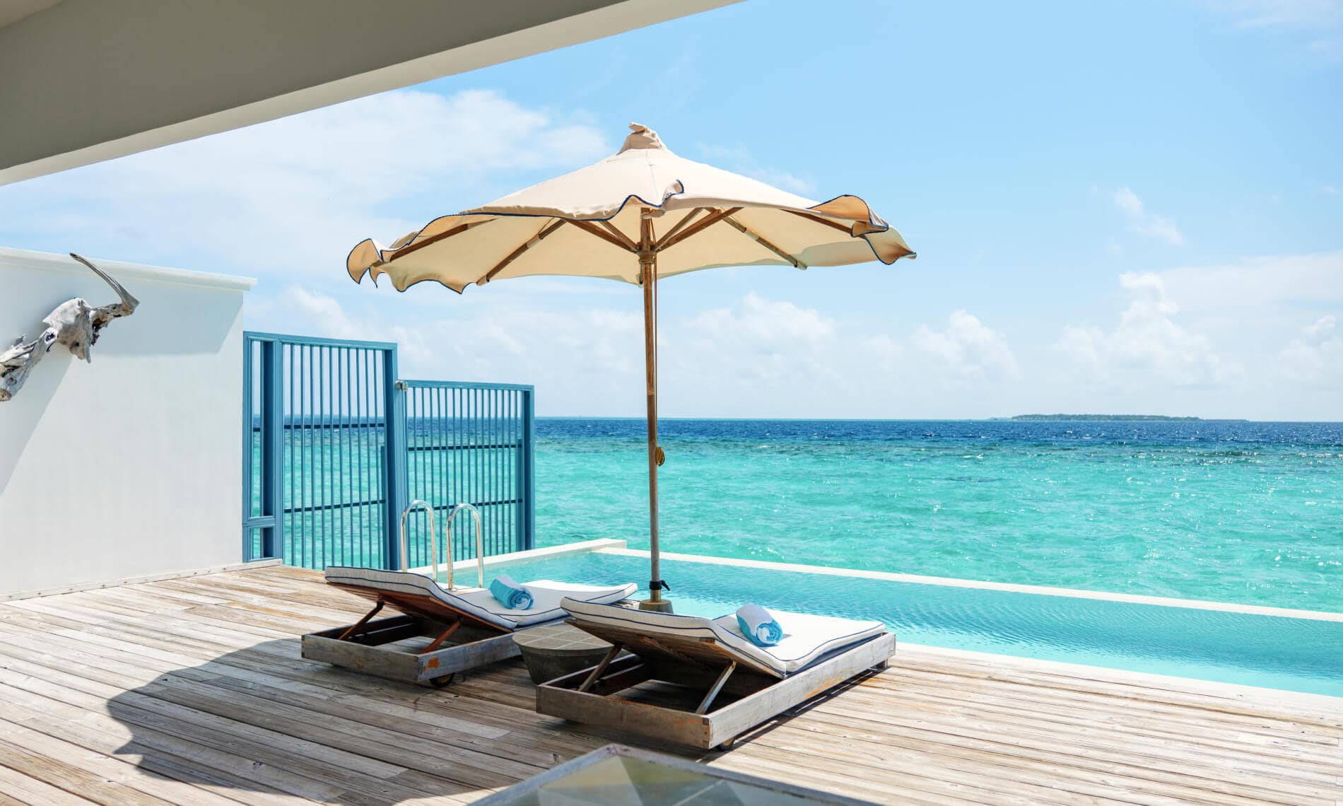 Sunset Water Pool Villa en Hotel Amilla Maldives