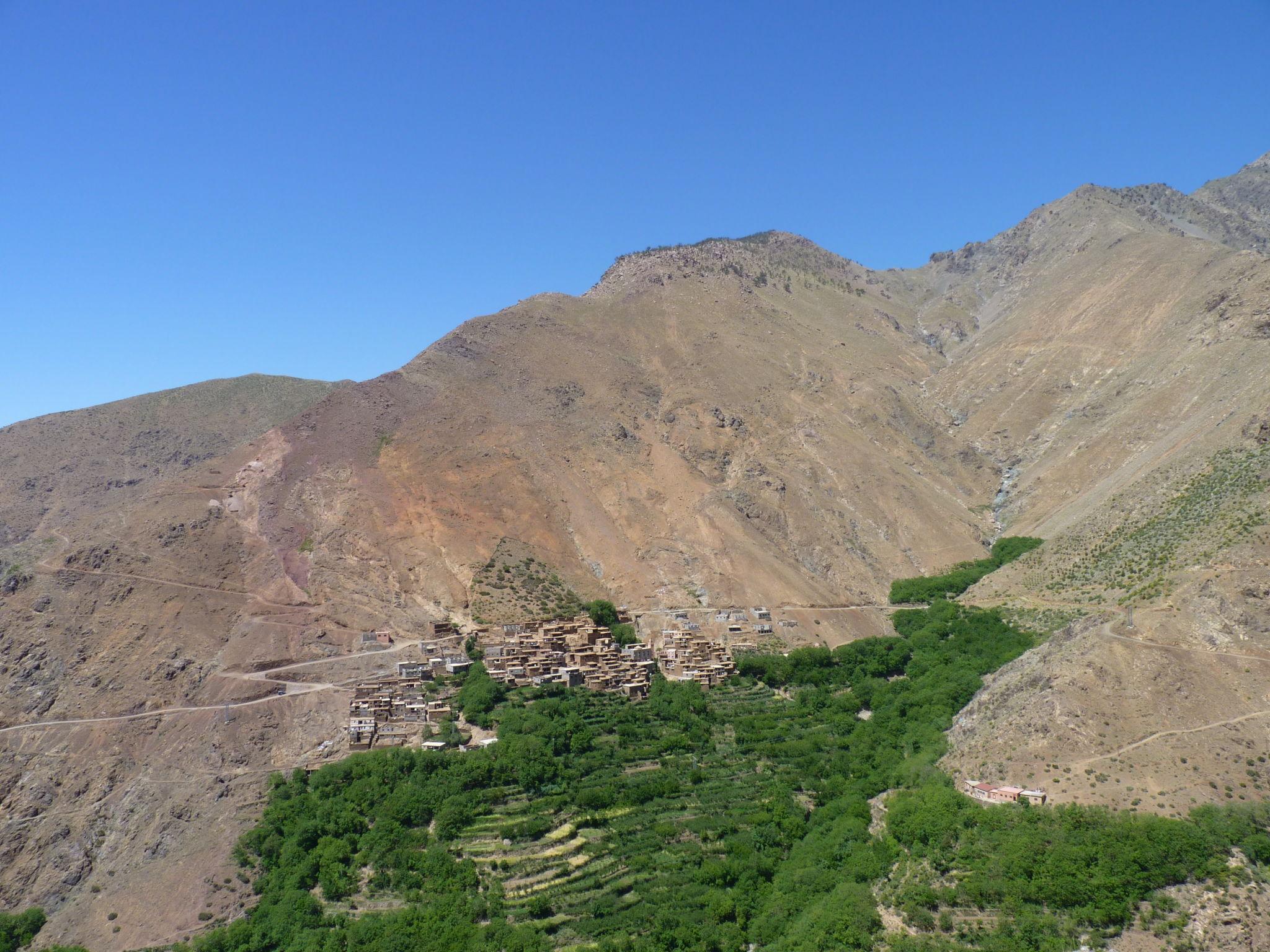 Caminata de 6 horas para llegar a Amsouzarte (1740m)