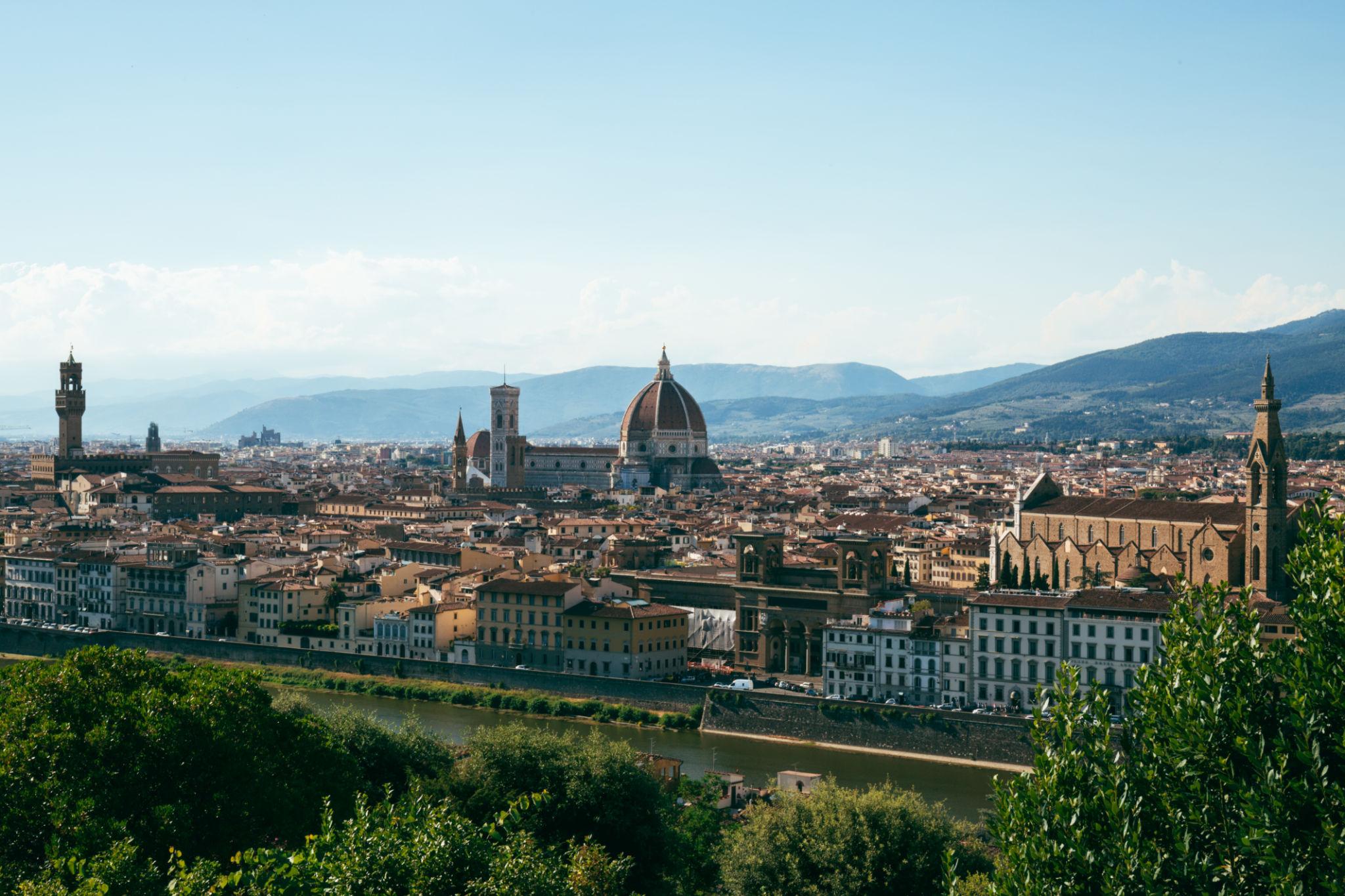 Roma · Asís · Siena · Florencia (D, C)