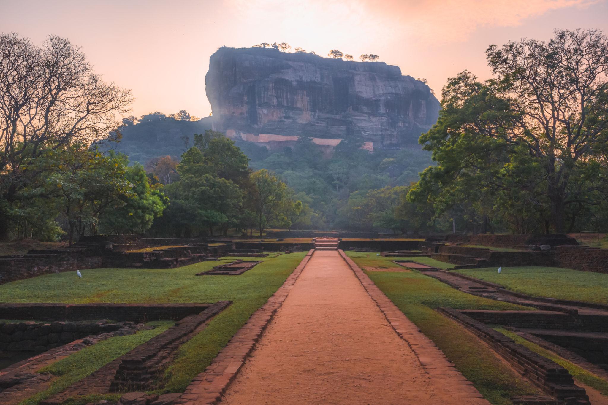 Ascensión de la fortaleza de Sigiriya