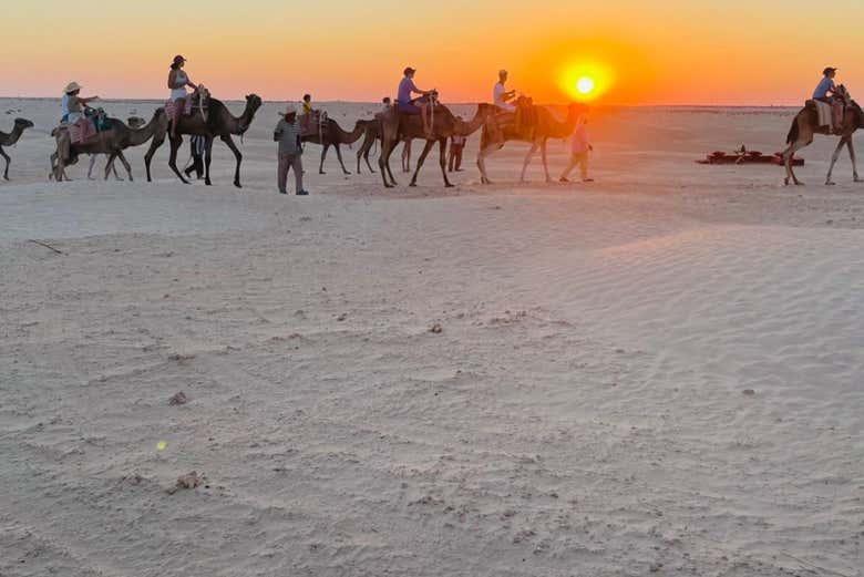 Douz → Chott el Jerid → Tozeur (campamento en desierto)