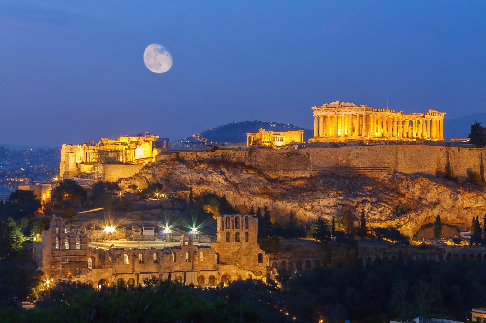 Llegada a Atenas