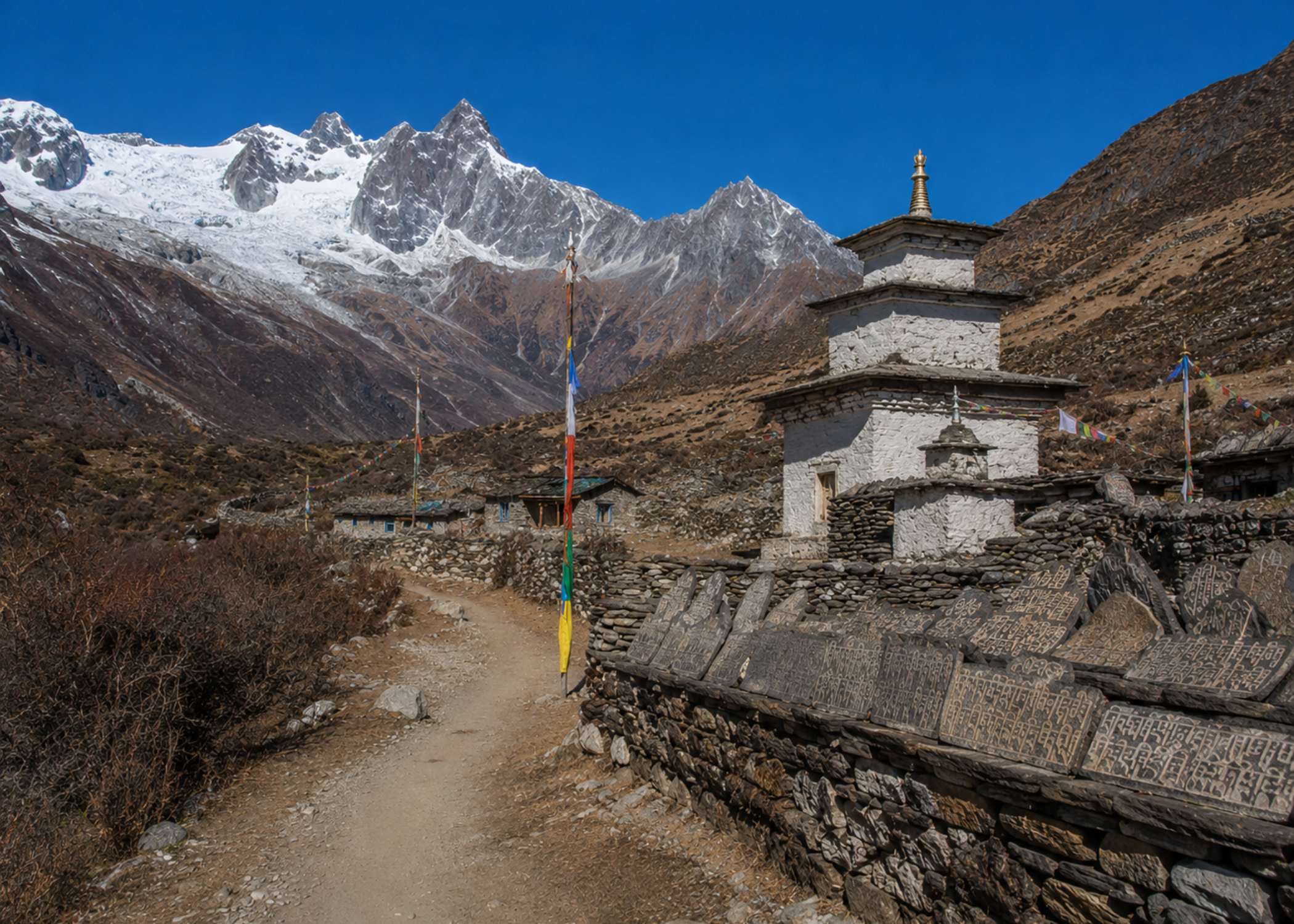 Trekking  a Samagaon (3530 m) 3 - 4 horas