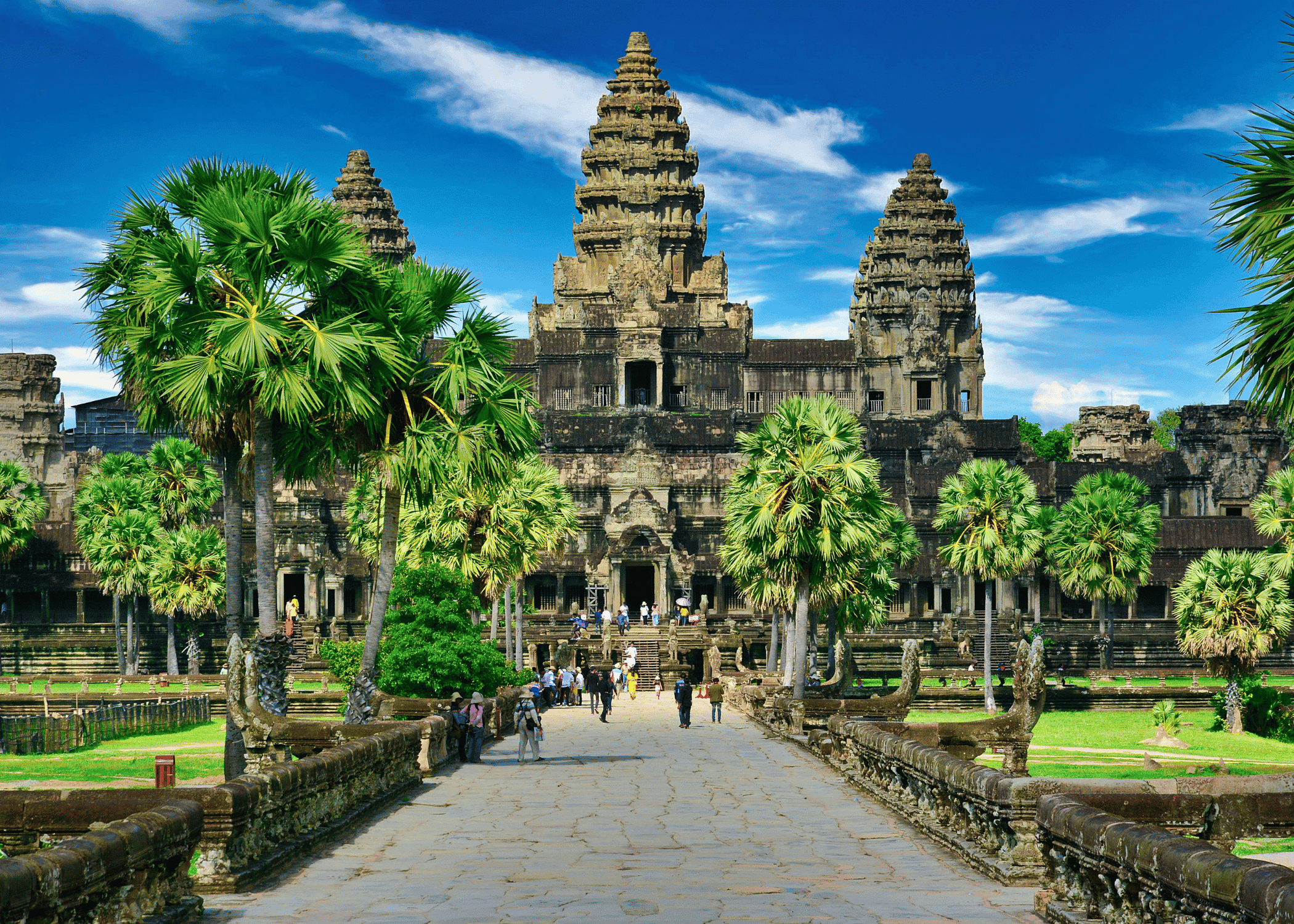 De Phnom Penh a Siem Reap - Puerta de los templos de Angkor