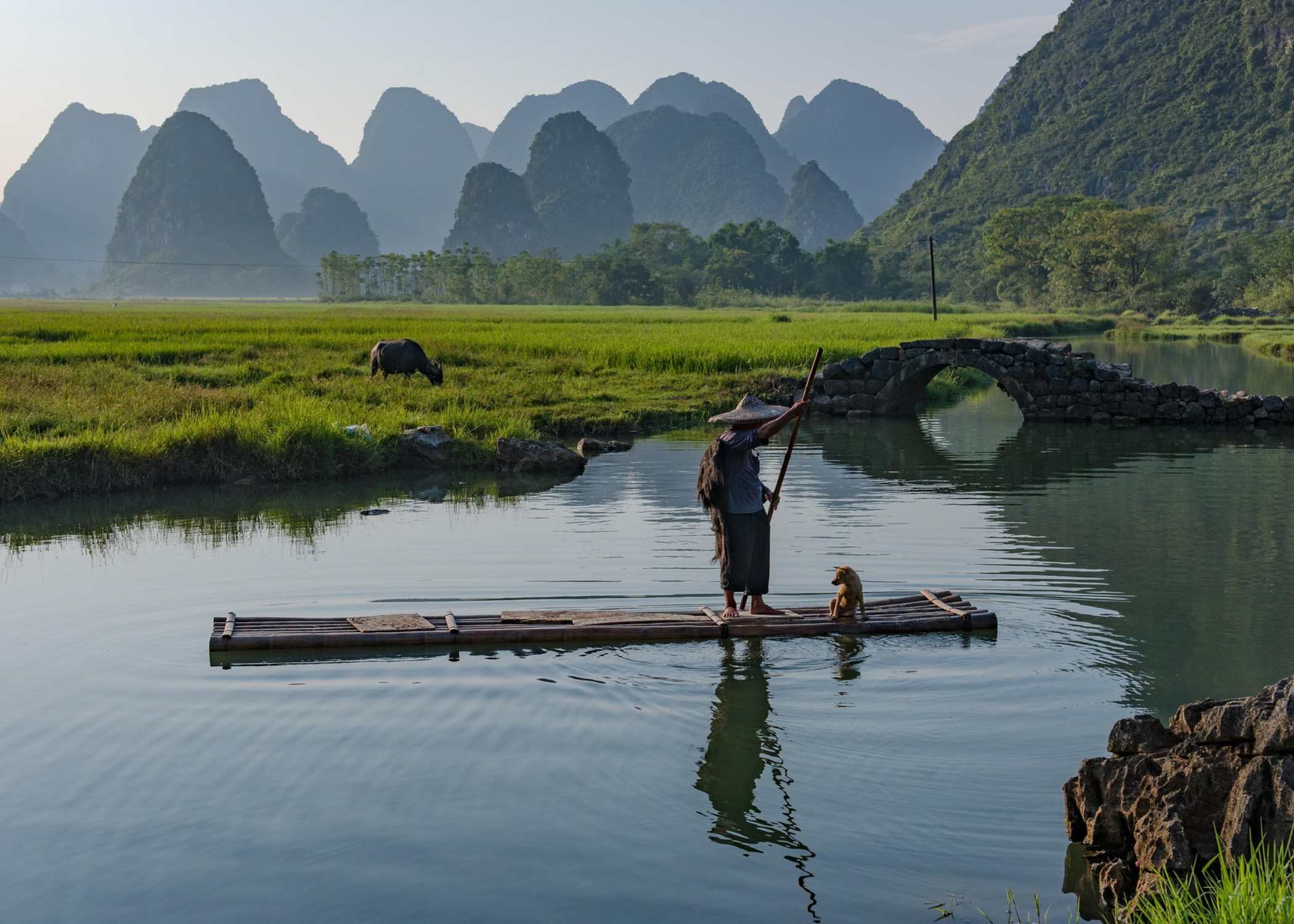 Crucero por el río Li y encanto de Yangshuo