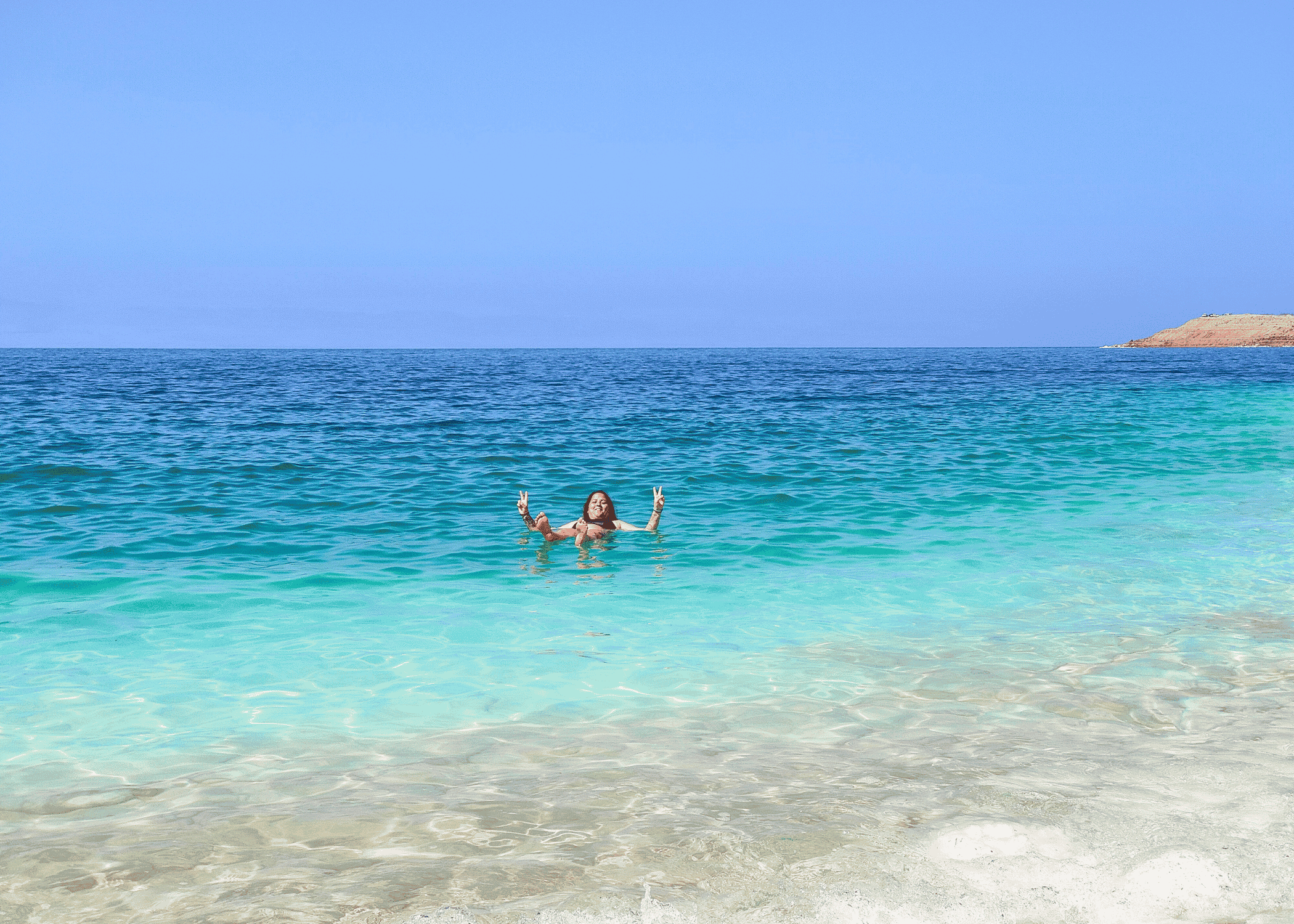 Baño y visita al Mar Muerto.