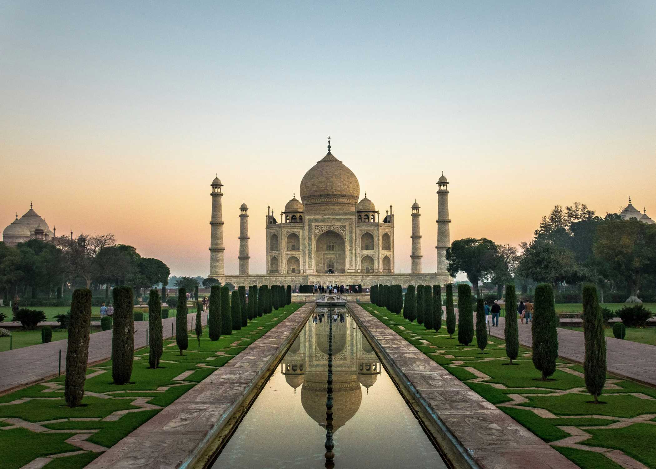 Amanecer en el Taj Mahal